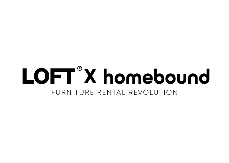 Furniture Rental Revolution LOFT x Homebound Partnership