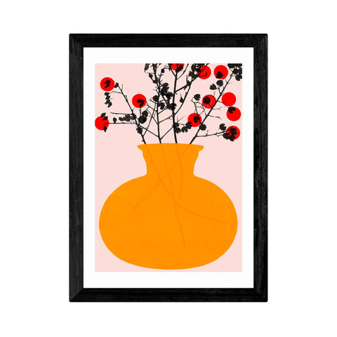 Floral Vase II Framed Print
