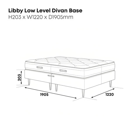 Libby Low Level Divan Base