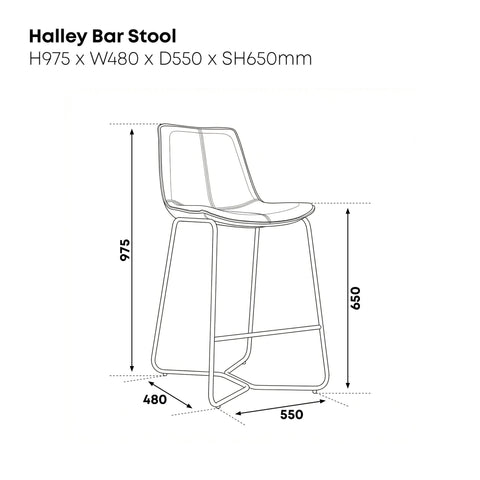 Halley Bar Stool