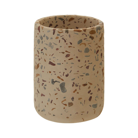 Concrete Terrazzo Toothbrush Holder
