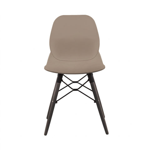 Penton Curved Seat Dining Chair Wooden Legs