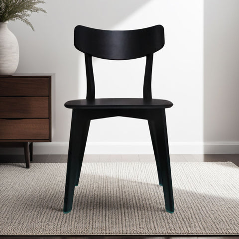 Zola Mid-Century, Wooden Dining Chair