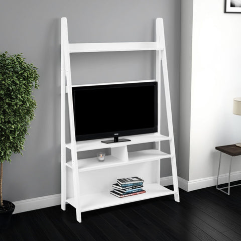 Texel White Wooden Media Unit