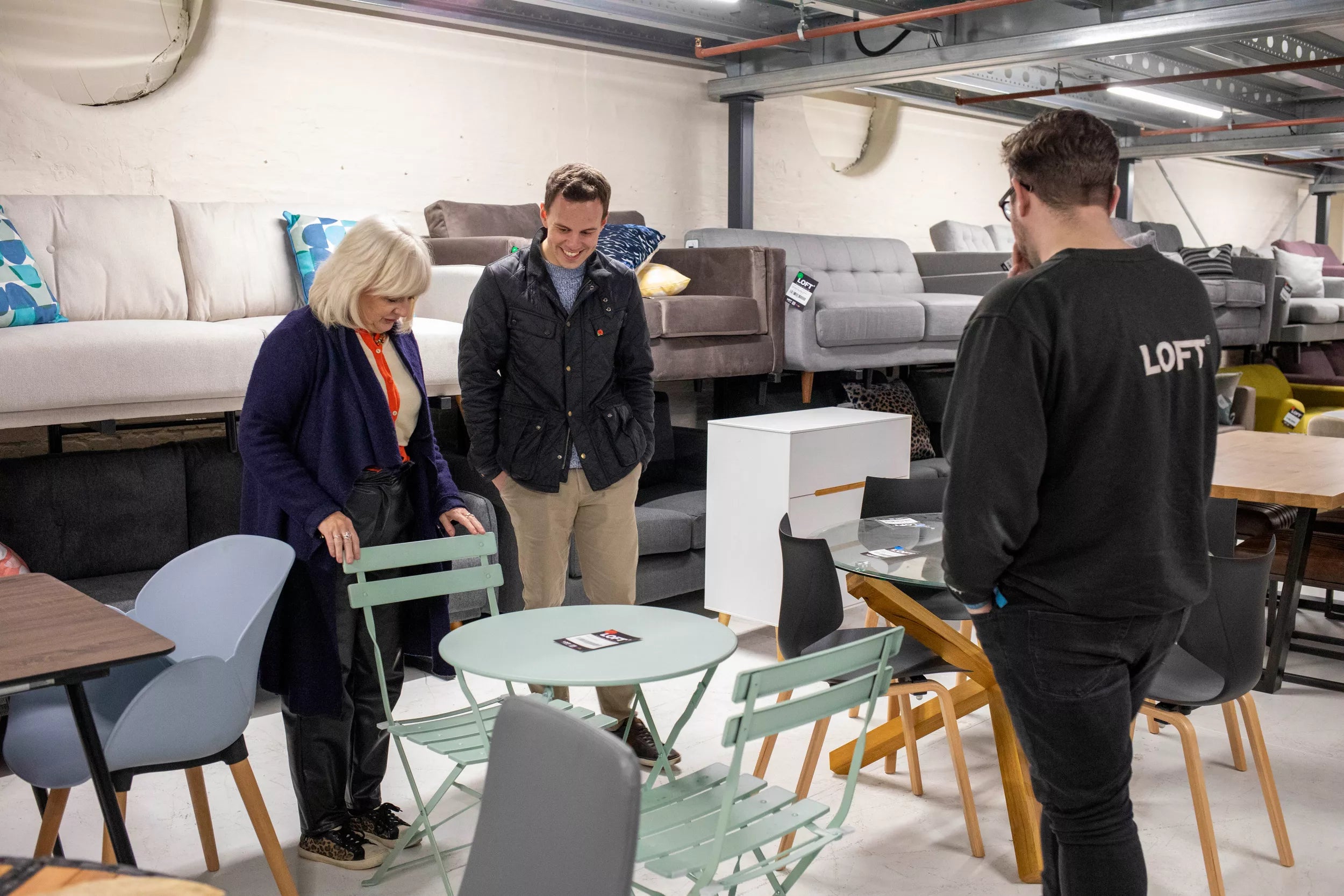 Loft furniture outlet deals