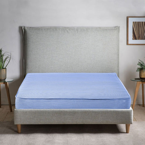 Blue Striped, Crib 5 Single Mattress