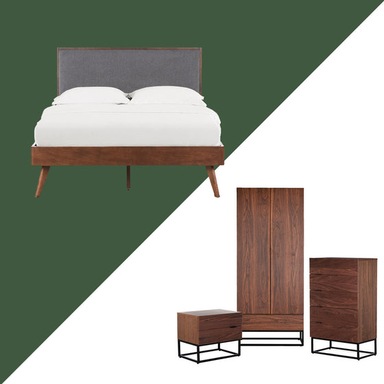 Mid Century Modern Sleek Bedroom Package