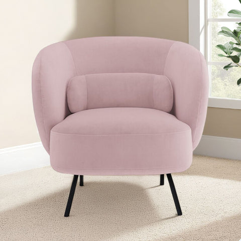 Pink Velvet Didi Occasional Chair