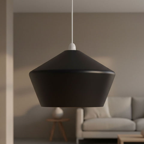 Black Metal Pendant Light Shade