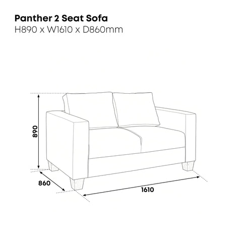 Panther 2 Seater Sofa