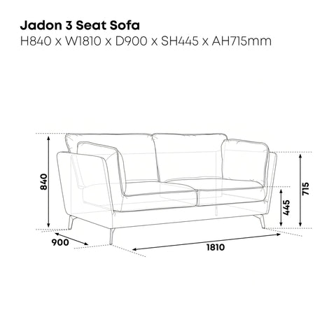 Jadon 3 Seater Sofa