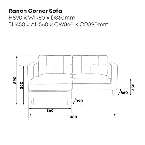 Ranch Corner Sofa