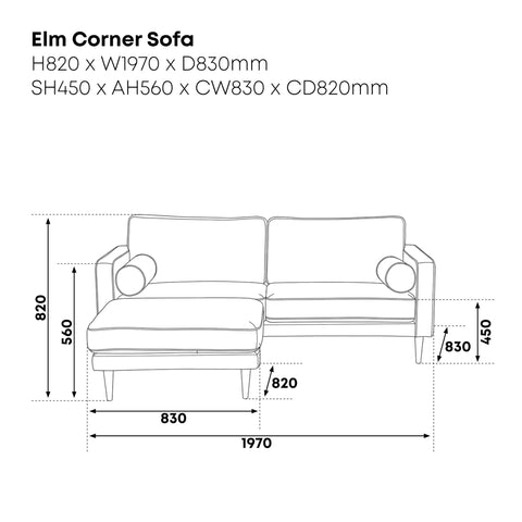 Elm Corner Sofa