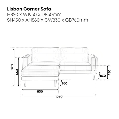 Lisbon Corner Sofa