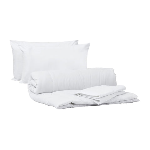 Duvet Set - 10.5 Tog Duvet, 4 Pillows & Mattress Protector