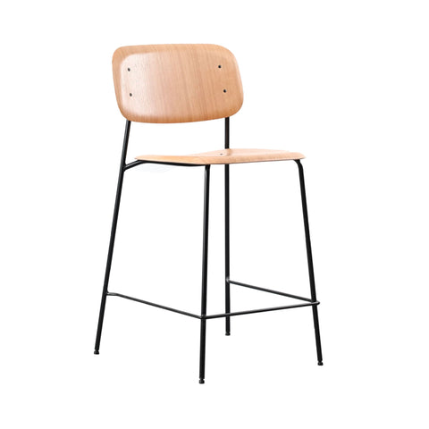 Sampson Scandi Wooden Bar Stool