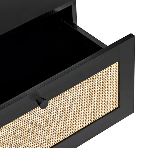 Cortona Rattan Front Bedside Table