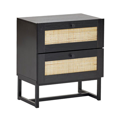 Cortona Rattan Front Bedside Table