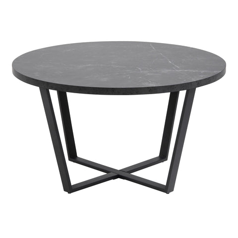 Zoey Round Marble Print Coffee Table