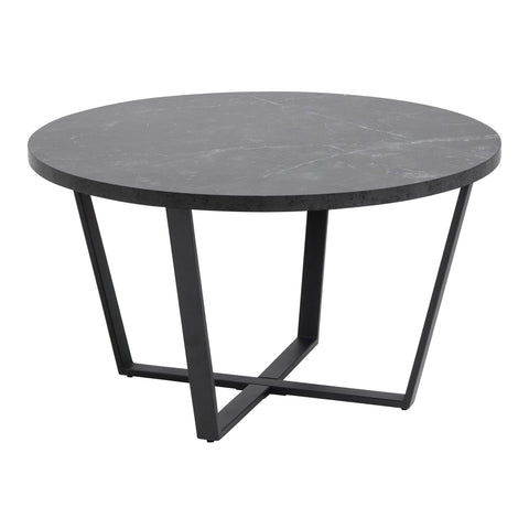 Zoey Round Marble Print Coffee Table