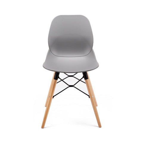 Penton Curved Seat Dining Chair Wooden Legs