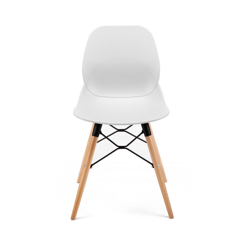 Penton Curved Seat Dining Chair Wooden Legs