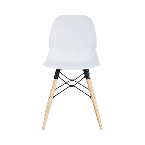 Penton Curved Seat Dining Chair Wooden Legs