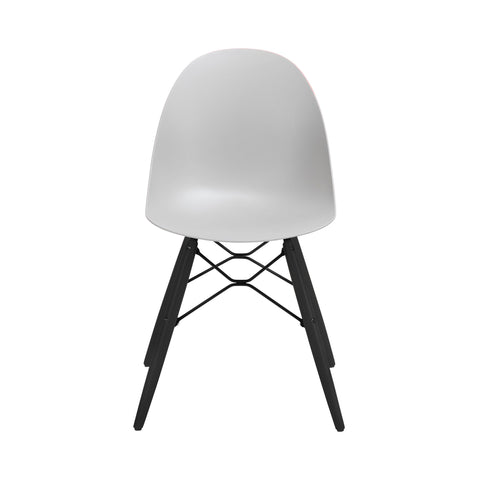 Viva Curved Seat Dining Chair Wooden Legs