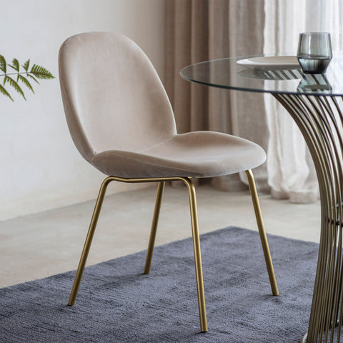 Lawrence Velvet Dining Chair