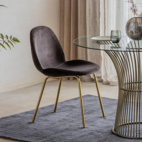 Lawrence Velvet Dining Chair