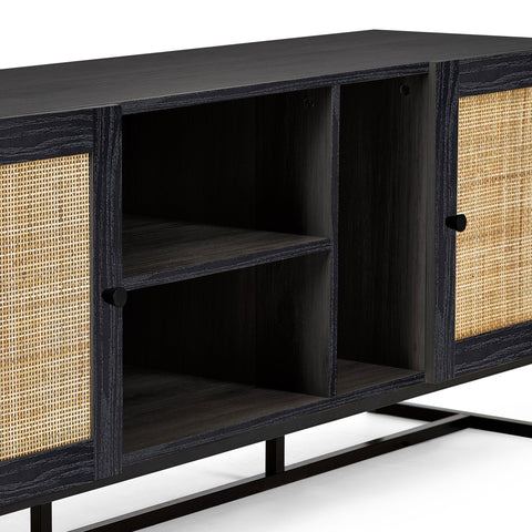 Cortona Rattan Front Media Unit