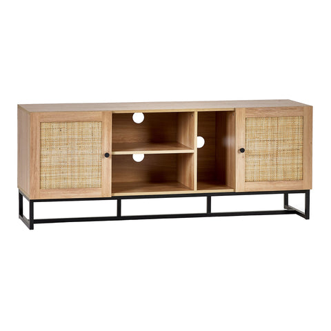 Cortona Rattan Front Media Unit