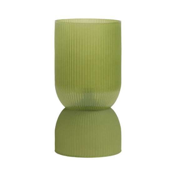Ribbed Glass Table Lamp