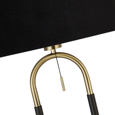 Bush Black & Gold Floor Lamp