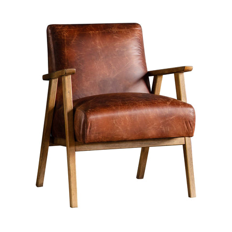 Neaton Faux Leather Occasional Chair
