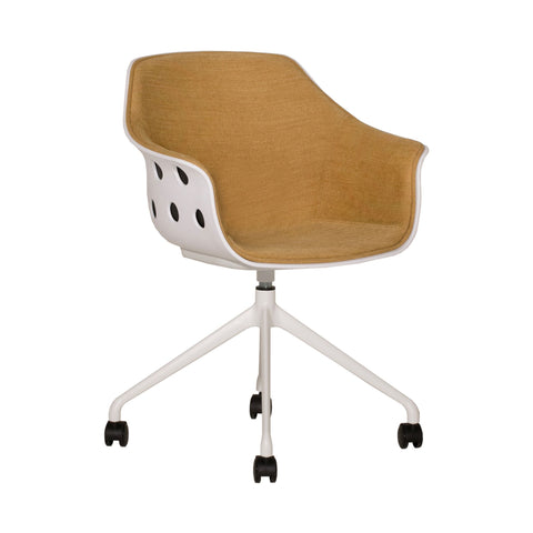 Cheese Yellow Office Chair with Castors