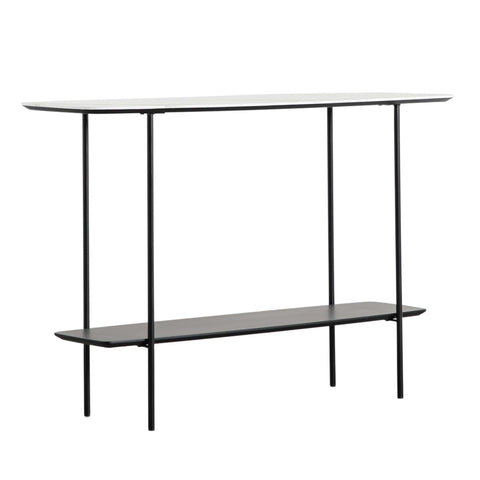 Levington Marble & Metal Console Table