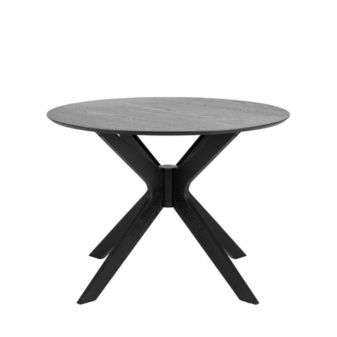 Duncan Wooden Round Scandi Dining Table