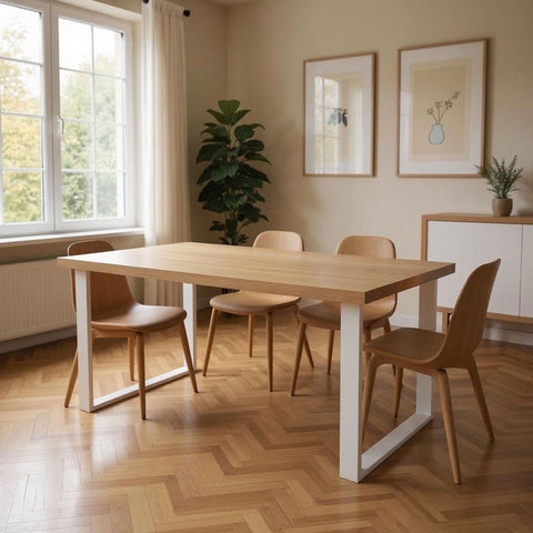 Carrie 6-Seater, Oak Dining Table