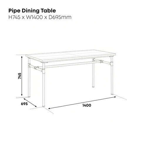 Pipe Dining Table