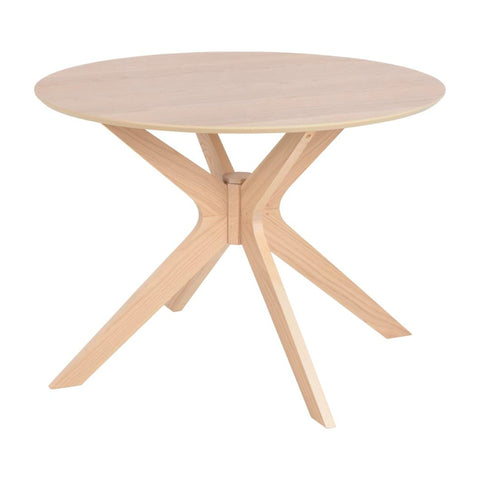 Duncan Wooden Round Scandi Dining Table